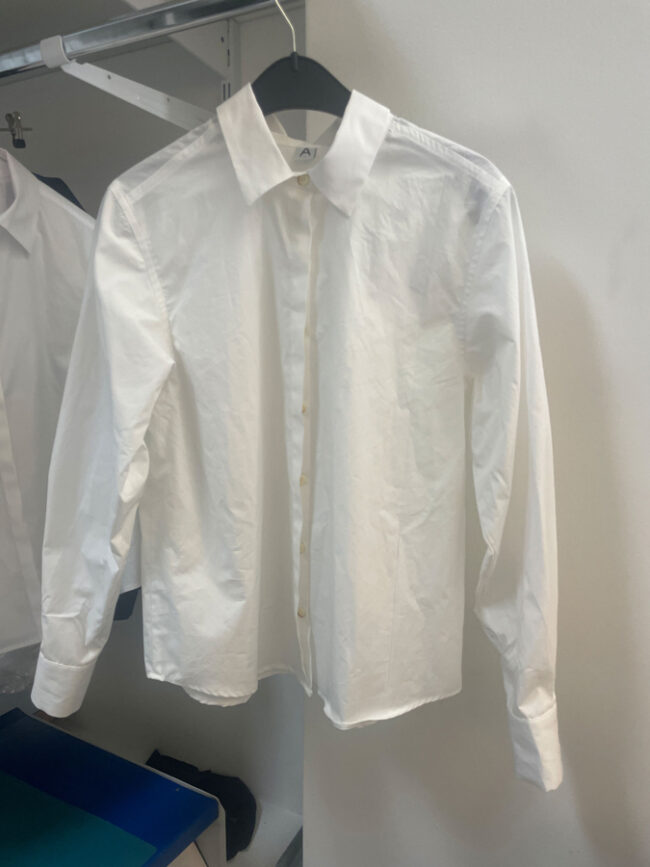 Bluse Oversize mit Kragen